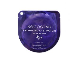Kocostar Гидрогелевые патчи для глаз Тропические фрукты (2 патча/1 пара) (Ягоды Асаи) 3г/ Tropical Eye Patch (Acai Berry) Single