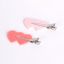 Solomeya Заколка-зажим для волос в форме сердца / No Crease Hair Clips Heart, набор из 4 шт, ref. 230418-002 