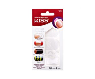 Kiss Трафареты для маникюра и педикюра 86 шт. Design Perfection Tip Guide TG04