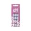 Selfie Star Набор накладных ногтей без клея Сиреневый Эльф, короткая длина  /  Nails kit without glue Lilac Fairy, short length  SSNK5931, 24 шт PDV5931