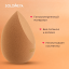 Solomeya Спонж для макияжа с двойным срезом, "Кофе Мокка", 1 шт./Solomeya Double-Sided Cut blending sponge, Mocha Mousse, 1 pcs. 