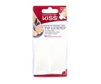 Kiss Трафареты для французского маникюра и педикюра 80 шт. French Manicure Guides BK132