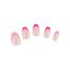 Selfie Star Набор накладных ногтей без клея Розовый френч, короткая длина  /  Nails kit without glue Pink  French, short length  SSNK4008, 24 шт PDV4008