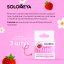 Solomeya Арома-резинка для волос Клубника/ Aroma hair band Strawberry, набор из 3 шт 