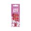 Selfie Star Набор накладных ногтей без клея Красный бархат, короткая длина  /  Nails kit without glue Mars Red, short length  SSNK5930, 24 шт PDV5930