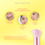 Selfie Star Двусторонняя кисть для румян и пудры №100/ Blush & Powder Duo Brush, 1 шт 