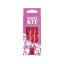 Selfie Star Набор накладных ногтей без клея Классический красный, короткая длина  /  Nails kit without glue Real Red, short length  SSNK4360, 24 шт PDV4360