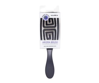 Solomeya Wet Detangler Brush Rectangular  Grape / Расческа для сухих и влажных волос с ароматом винограда MZ005