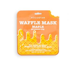 Kocostar Омолаживающая вафельная маска для лица «Кленовый сироп» / Waffle Mask Maple
