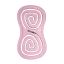 Solomeya Подвижная био-расческа для волос мини Светло-розовая /Detangling bio hair brush mini Light pink , 1 шт