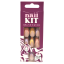 Selfie Star Набор накладных ногтей без клея Разноцветный френч, короткая длина  / Nails kit without glue Colorful French, short length SSNK5929, 24 шт PDV5929