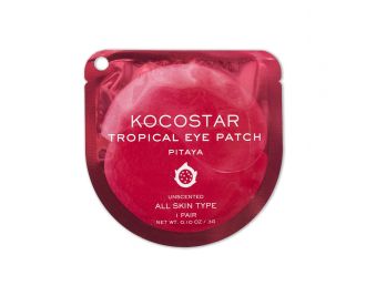 Kocostar Гидрогелевые патчи для глаз Тропические фрукты (2 патча/1 пара) (Питахайя) 3г/ Tropical Eye Patch (Pitaya) Single