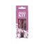 Selfie Star Набор накладных ногтей без клея Бордовый, короткая длина  /  Nails kit without glue Bordeaux, short length  SSNK6261, 24 шт PD6261