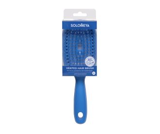 Solomeya Расческа для волос вентилируемая, Синяя / Vented Hair Brush , Blue 1 шт в упаковке 