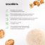 Solomeya Очищающий спонж для умывания конняку с грецким орехом / Konjac Sponge with Walnut, 1 шт 