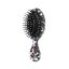 Solomeya Массажная мини-расческа  для волос с подвеской, Леопардовая, 1 шт. /Mini hair brush with keychain, Leopard Print,  1 шт 