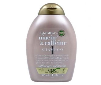 OGX Шампунь против выпадения волос с ниацином и кофеином /  Fight Fallout + Niacin & Caffeine Shampoo 385 мл 64820 64820