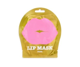 Kocostar Гидрогелевые патчи для губ с ароматом Персика ( Розовые) (1 патч), 3г /  Lip Mask Pink Single Pouch ( Peach Flavor) 