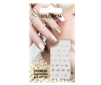 Solomeya Наклейки для дизайна ногтей Hearts/ "Сердца " 963256