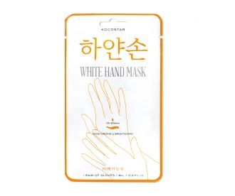 Kocostar Восстанавливающая маска для рук «Увлажнение и Сияние»  8 мл/ White Hand Mask