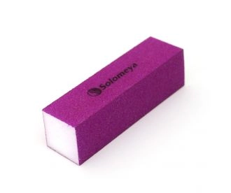 Solomeya Блок-шлифовщик для ногтей фиолетовый Puprle Sanding Block 1739