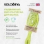 Solomeya Подвижная био-расческа для волос  Зеленая /Detangling bio hair brush Green , 1 шт в упаковке