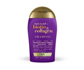 OGX Шампунь для лишенных объема и тонких волос с биотином и коллагеном тревел/Travel Thick And Full Biotin And Collagen Shampoo 88,7мл 97870 97870